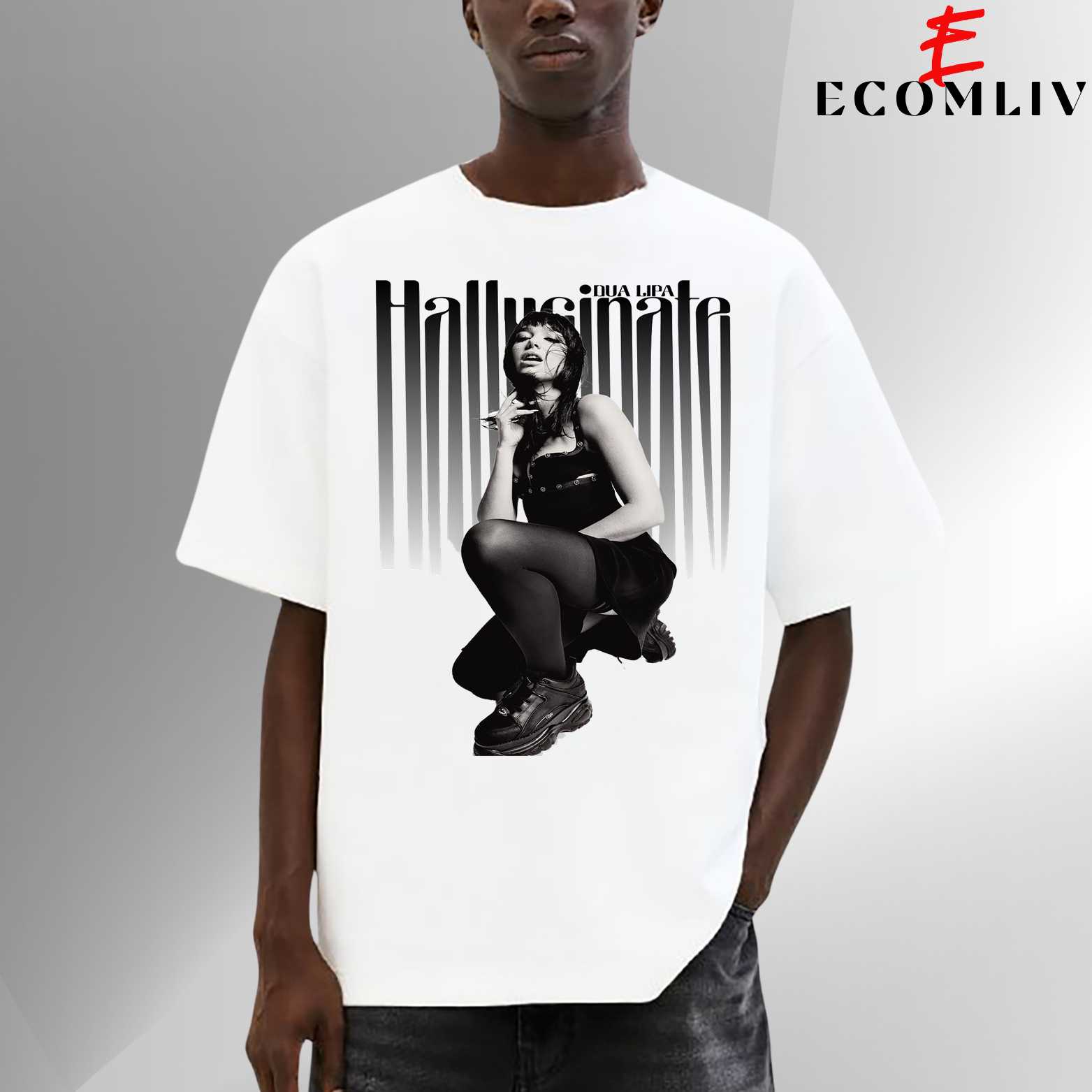 Dua Lipa Hallucinate Unisex T Shirt, Streetwear Concert Merch